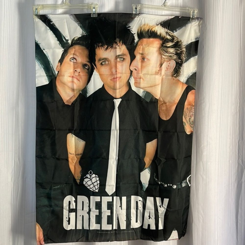 Vintage Greenday Scarf‎ or wall hanging